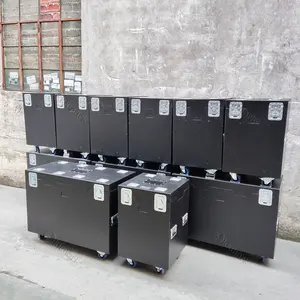 Custom size for the utility cable truck Fiberglass Reinforced Fiberglassed Worktrunk flight case with workboxes coffin lock