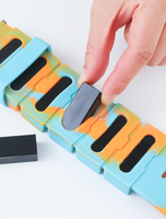 Bracelet lesté en silicone réglable, poids de cheville pour Pilates, sangles lestées couleur macaron pour accessoires de fitness, yoga et Pilates