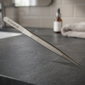 S129B1 Titanium Jewelry Tweezers XF Extra Fine Pointed Tip Gemstone <b>Pick</b> <b>Up</b> Forceps for Watchmaking Diamond Bench <b>Tool</b> - Product Image 3