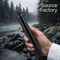 Kit de survie en plein air, paille purificatrice d'eau d'urgence, autres filtres à eau, filtre à eau portable pour sac à dos, paille filtrante à eau personnelle