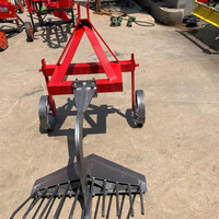 Petite pelle à carottes à double rangée et pelle à oignons à usage domestique charrue de récolte de pommes de terre Machine agricole