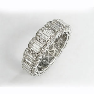 Anillo de Compromiso de Oro Sólido de 14K con Diamante Cultivado en Laboratorio, Calidad VVS-VS para Hombre y Mujer, Certificado IG para Fiestas - Product Image 1