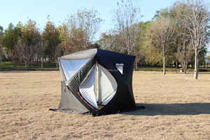 خيمة ساونا شتوية حديثة ثلاثية الطبقات مصنوعة من قماش أكسفورد بتصميم غرفة نوم واحدة - Product Image 4