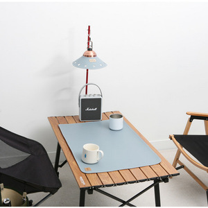 Large outdoor picnic table <b>mat</b>, leather camping placemat, portable folding picnic <b>mat</b>, <b>road</b> trip barbecue <b>mat</b>. - Product Image 5