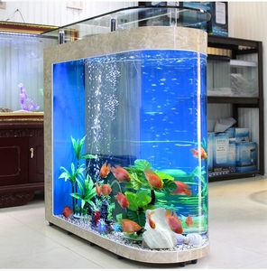 Aquarium écologique en forme de balle pour salon, grand écran, verre ultra-clair et courbé, pour poissons rouges de taille moyenne - Product Image 1