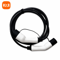 Câble de charge pour véhicule électrique de type 2 à type 2, classé P55, 32A, rallonge pour la recharge des voitures électriques