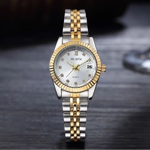 Reloj de Cuarzo CHENXI 004 para Mujer, Dorado y Plateado, Clásico, Elegante, de Lujo, Resistente al Agua, para Dama - Product Image 4