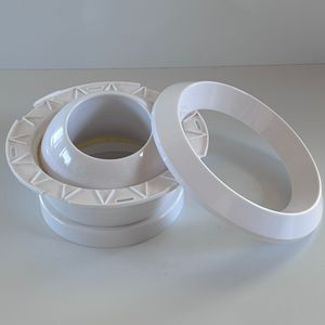 ABS Plastic Eyeball Spout Ball Jet Nozzle Air Diffuser Adjustable 360 Degree Long Distance Air Vent for HVAC Systems - Product Image 3