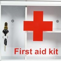 Armoire médicale portable en alliage d'aluminium avec serrure à clé pour les chaînes de pharmacies de Malaisie - Vente en gros