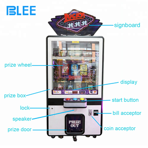 <strong>Coin</strong> Operated Lucky Spin Win <strong>Prize</strong> <strong>Game</strong> <strong>Machine</strong> <strong>Prize</strong> Rolling Arcade Gift <strong>Machine</strong> - Product Image 4