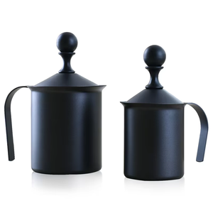 Máy tạo bọt bằng tay Máy tạo bọt thủ công Thép không gỉ thân thiện với môi trường Dung tích 400/800cc để sử dụng tại nhà Thiết kế tiện dụng Nhẹ - Product Image 5