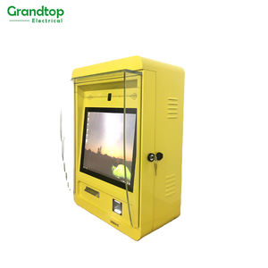 Kiosque <span class=keywords><strong>de</strong></span> <span class=keywords><strong>paiement</strong></span> pour stationnement extérieur avec écran publicitaire, fabricant proposant des terminaux intelligents en libre-service pour la perception des frais - Product Image 4