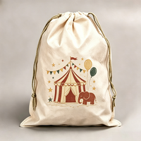 Sac à dos en non-tissé simple à cordon de serrage motif dessin animé, sac de sport pliable avec logo personnalisé, cordon de serrage lisse, prix de gros pour camping et randonnée