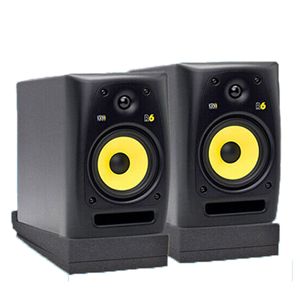 Coussinets de haut-parleur en mousse, coussin anti-vibration, éponge PU, haute densité, absorbant le son, pour haut-parleurs de bureau et d'étagère - Product Image 4