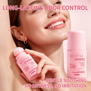 Desodorante Antitranspirante en Roll-On de 50 ml Personalizado, Iluminador, Sin Aluminio, 72H, AHA, BHA, Niacinamida, Control de Olor - Product Image 1