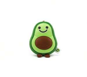 Peluche Whiskers Avocado 12 cm, jouet en peluche doux pour enfants de 2 à 4 ans, porte-clés en peluche unisexe - Product Image 1