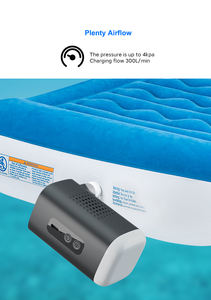 Pompe à air portable NEWO AP8-P avec lampe de camping LED, gonfleur/dégonfleur 3-en-1 pour articles gonflables, <span class=keywords><strong>piscine</strong></span> et matelas - Product Image 2