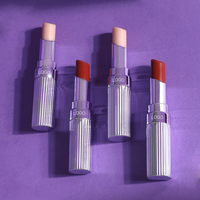 Baume à lèvres minéral waterproof hydratant longue durée, personnalisable avec logo OEM, maquillage des lèvres, rouge à lèvres coloré