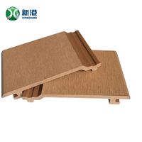 Bande décorative intérieure personnalisée bois plastique composite revêtement bois alternative panneau mural WPC
