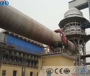 Chuyên nghiệp Hongji thương hiệu đất sét bauxite xi măng vôi nung Lò quay với hộp số & động cơ Tuổi thọ dài - Product Image 3