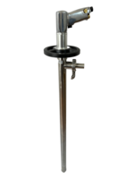 Pompes à fût verticales à entraînement pneumatique pour produits chimiques à haute viscosité, avec vis de levage en acier inoxydable SS316, tubes PVDF et PP