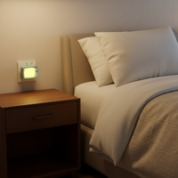 Lampe de nuit LED en forme de téléviseur rétro GL-W131, lampe murale à brancher, mini téléviseur vintage mignon pour la chambre à coucher, décoration de la maison