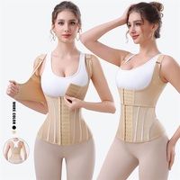 Entraînement de luxe Long torse gilet taille formateur taille tondeuses respirant Shapewear serre-taille ceinture ferme corps Shapers