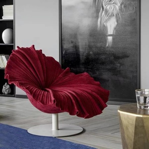 Silla de ocio de diseño moderno 2025 para silla de decoración de sala de estar con base redonda - Product Image 2