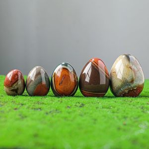 Huevos de Piedra Natural del Océano al por Mayor, Decoraciones de Cristal de Alta Calidad para Aliviar el Estrés y Jugar - Product Image 4