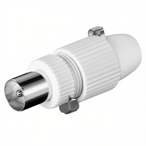 Conector coaxial de TV con abrazadera coaxial para transmisión de señal de televisión por cable - Product Image 2