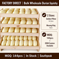 Jouet Squishy Durian Ultra Doux en PU à Remontée Lente Southpeak, Jouet Anti-Stress à Presser, 2 Tailles, Vente en Gros OEM Usine de Squishies