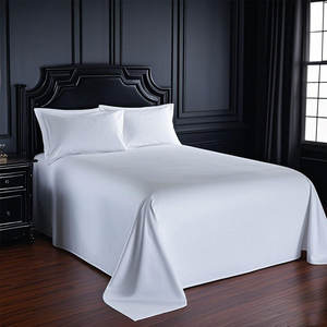 Parures de lit d'hôtel OEM 200TC-300TC Draps en coton de luxe Taille King <span class=keywords><strong>Queen</strong></span> Vente en gros - Product Image 4