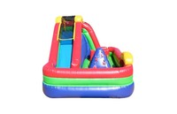 Pista de Obstáculos Inflable Multicapa Arcoíris Pequeña, Comercial, de PVC de Alta Resistencia, Equipo de Juego para Niños, Alquiler para Exteriores, Diversión y Brincos
