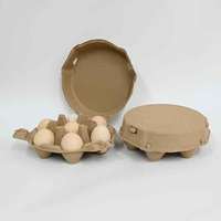 Boîte à œufs en pâte à papier multi-spécifications, 2 à 20 emplacements, biodégradable, antichoc, recyclable, pour vente en gros