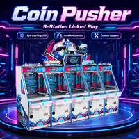 Machine de jeu d'arcade à pousser les pièces pour centres de jeux, machine de jeu d'intérieur à monnayeur, qualité stable et vente mondiale de machines à pousser les pièces