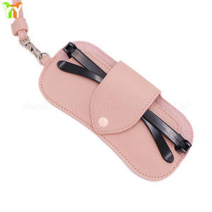 Женская Минималистичная подвесная дизайнерская сумка для очков из искусственной кожи, элегантная сумка для хранения очков, рекламный Деловой Подарок - Product Image 3