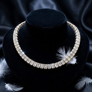 IGI Diamond Certification Large Stock Hip Hop Jewelry 3-5mm Lab Grown Diamond Filled Gold 18K 14K Iced Tennis <b>Chain</b> - Product Image 1