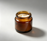 Bocaux à bougies en verre coloré tendance avec bouchon en bois, supports de bougies scellés, contenants pour bougies d'aromathérapie pour la décoration intérieure