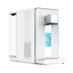 रिवर्स ऑस्मोसिस गर्म ठंड मशीन यूवी के साथ क्षारीय हाइड्रोजन-अमीर जल शोधक