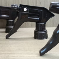 Pompe pulvérisatrice à gâchette réglable en plastique à jet fin, en promotion