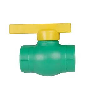 The factory hot selling product mini ball check valves plastic single handle ppr ball valve
