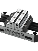 Etau à franges fractales à centrage automatique, à quatre à cinq axes, mode de commande manuel, pour montage de mouches, en acier allié chrome-vanadium