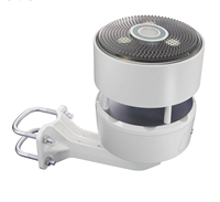 Capteur météo solaire 3-en-1 Ecowitt WS85 avec pluviomètre haptique, anémomètre ultrasonique et support de fixation pour mesurer les précipitations et le vent