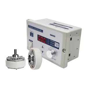 Sistema de control de tensión manual de 24 V con freno de polvo magnético y fuente de alimentación para maquinaria de impresión de ejes y fabricación de bolsas - Product Image 1