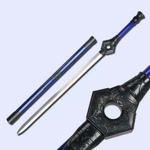 <span class=keywords><strong>La</strong></span> Espada <span class=keywords><strong>del</strong></span> Corazón Liso de Ji Ruxue de <span class=keywords><strong>la</strong></span> <span class=keywords><strong>Leyenda</strong></span> de los Rangers, Arma de Cosplay de Anime, Espada de Madera, Accesorio - Product Image 3