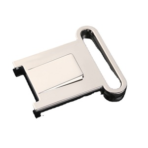 Hebilla Metálica Deslizante Plateada Resistente para Accesorios de Bolsos - Product Image 4