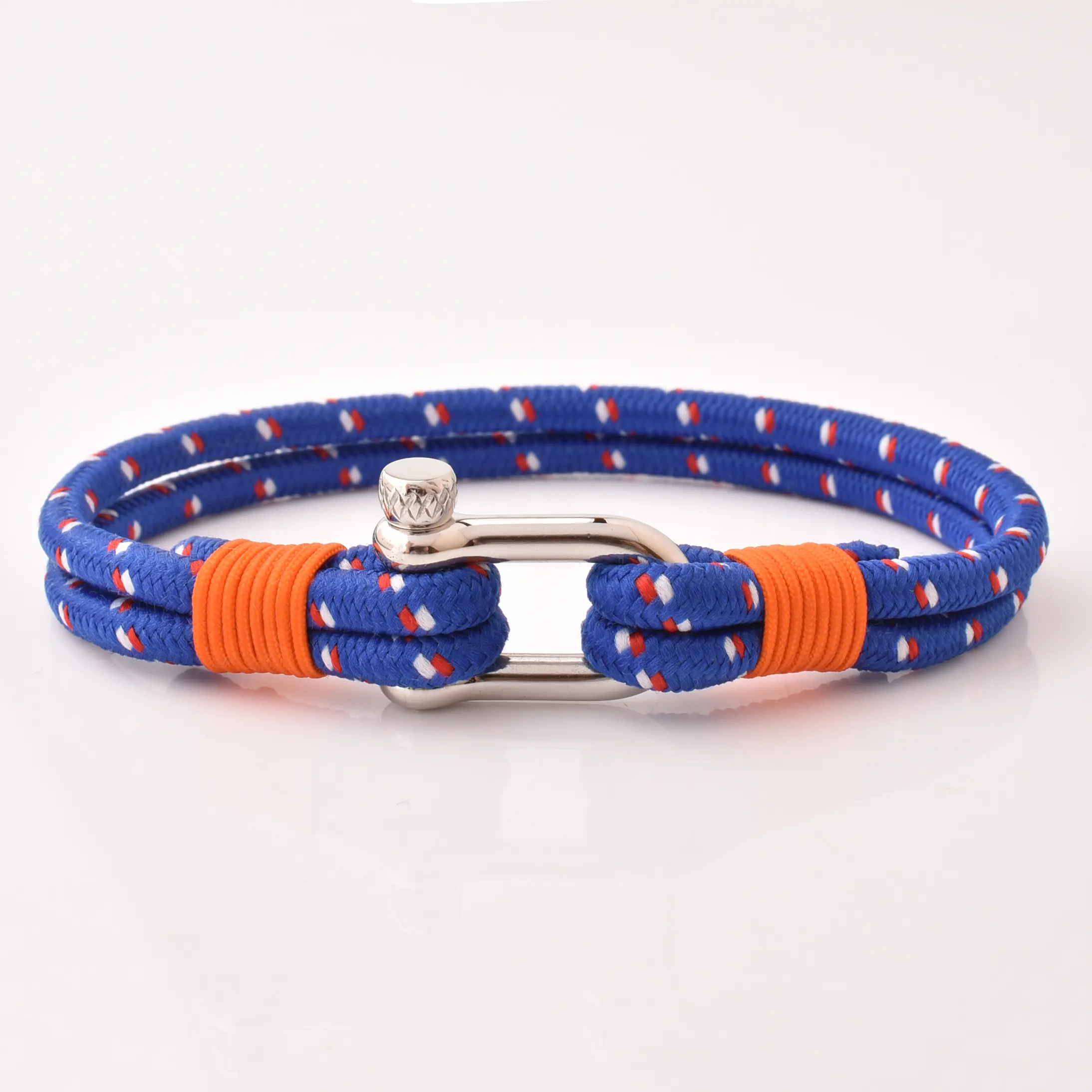 Trends Men Fashion Unisex Marine Sailor Nylon Wax Cord grillo Charm bracciali