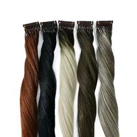 Extensions de cheveux Remy 6D Micro Link à prix d'usine, cheveux humains lisses, ondulés, couleur ombrée, livraison rapide, faible MOQ, vente en gros