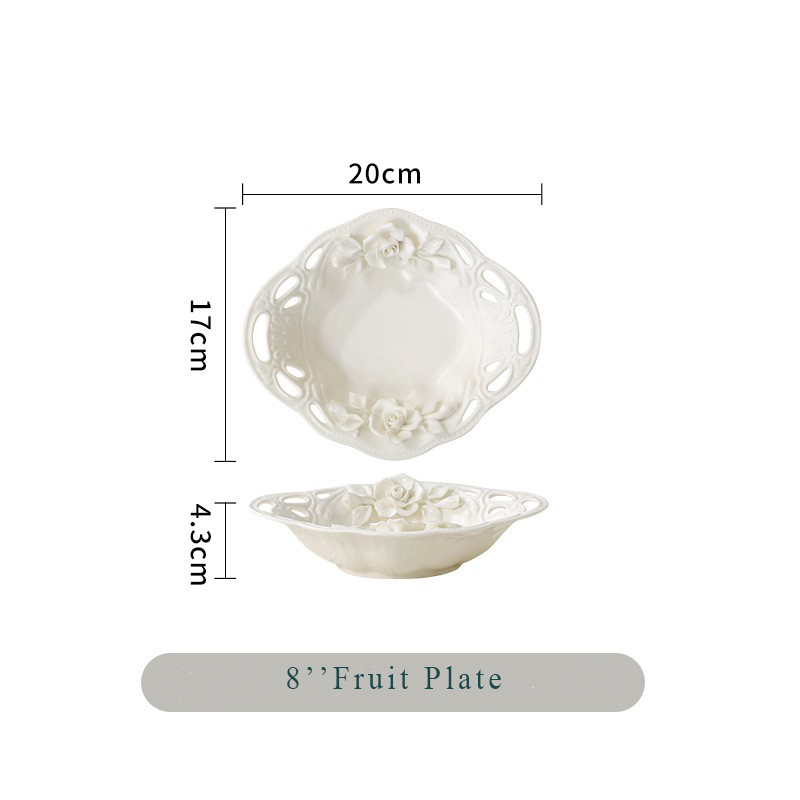 Assiette de fruits 8''