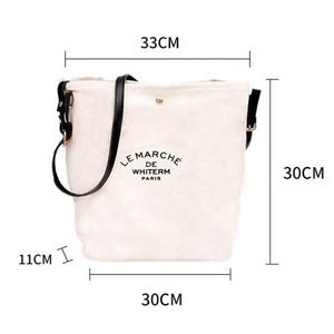 Sacs fourre-tout en toile de coton de haute qualité avec poignées en cuir marron, design tendance, nouvelle collection, vente en gros, logo personnalisé - Product Image 3